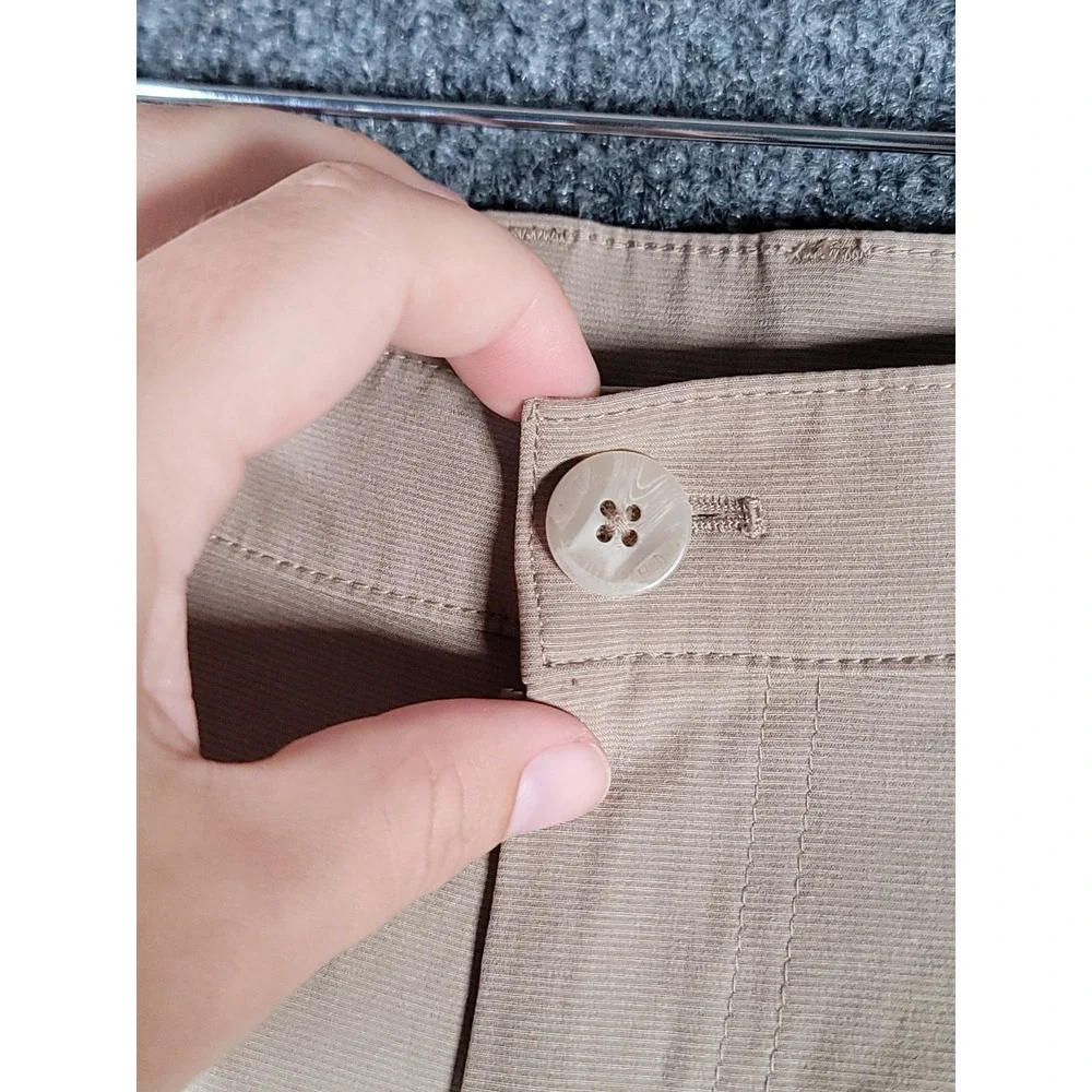 Callaway Golf Pants Mens 36x30 (Fits 36x27.5) Khaki Straight Flat Front Stretch